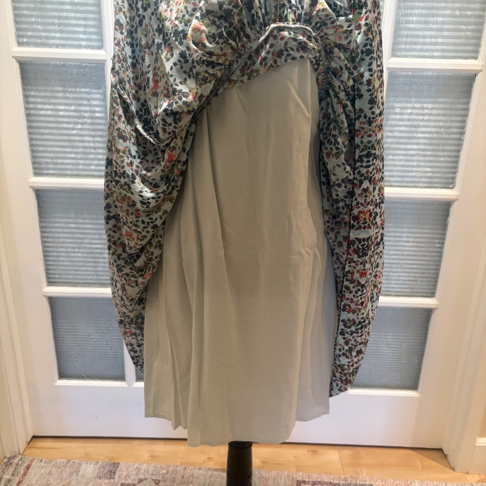 Anthropologie Bhanuni by Jyoti Floral Boho Dress Size 12 - Picture 3 of 7